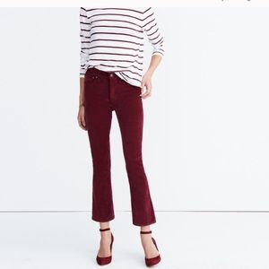 Madewell Velvet Pants
